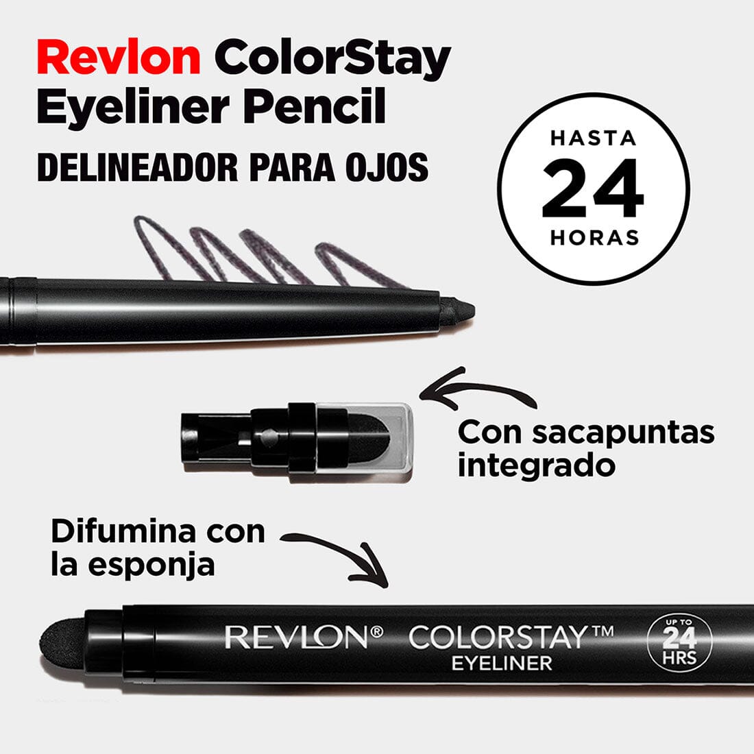 Revlon ColorStay Eyeliner - Black Brown (0.28g) | Long-Lasting, Smudge-Proof Eye Liner for Precise Definition | Perfect for Daytime Office Look & Evening Makeup