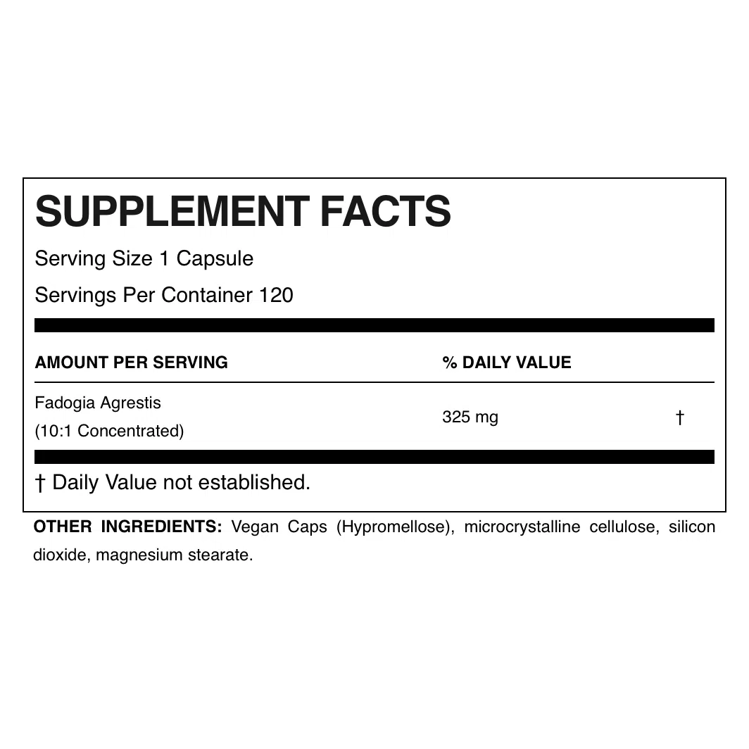 ALLMAX Fadogia Agrestis Supplement - 500mg Natural Testosterone Booster for Men - Energy, Stamina & Muscle Support - Gym, Workout & Fitness Performance Enhancer