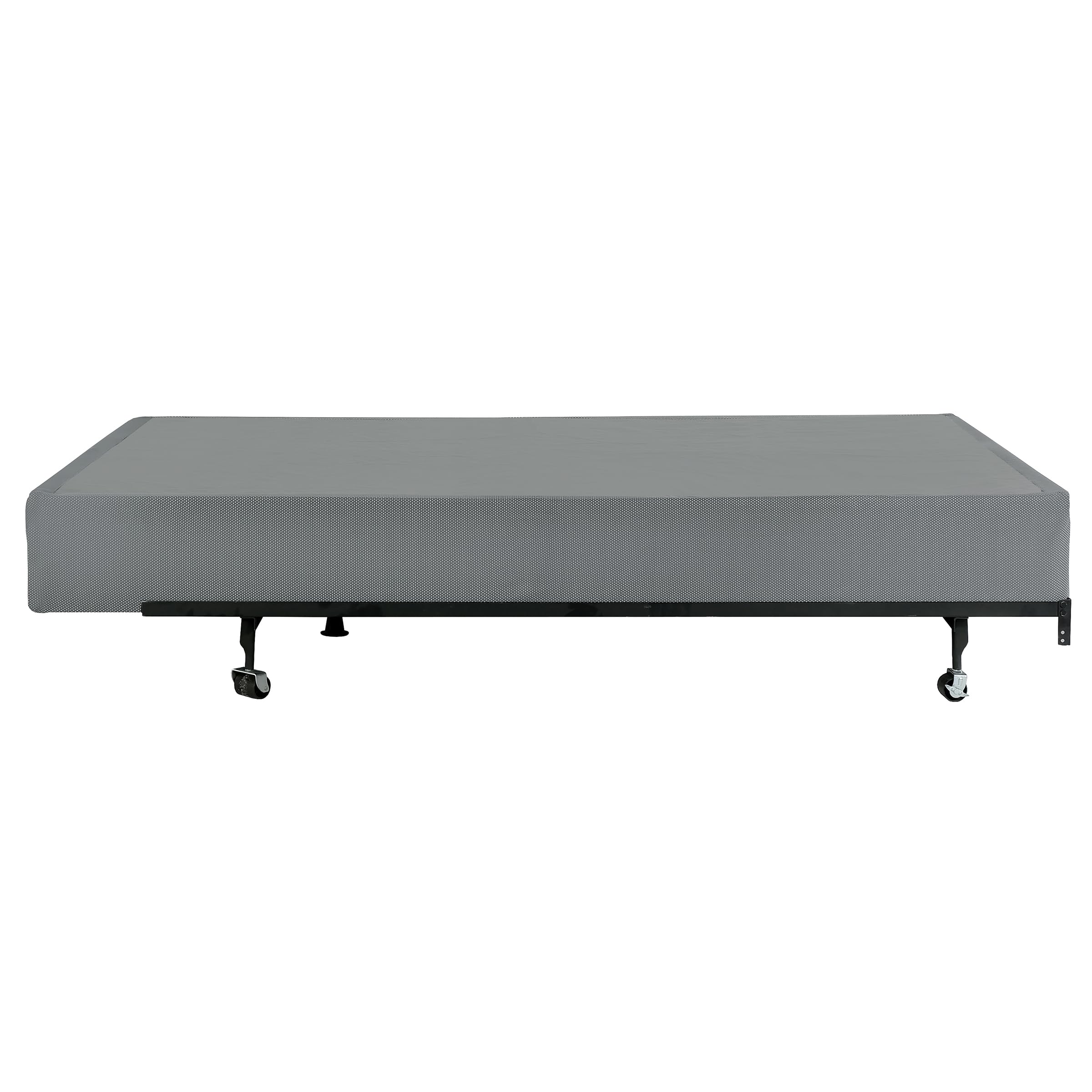**Primo International Delta Bed Frame - Queen Size, Gray Wooden Platform Bed with Headboard & Storage | Modern Bedroom Furniture for Small Spaces & Apartments**