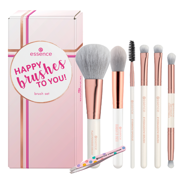 Happy Brushes To You! Premium Brush Set for Makeup, Painting & Art - Perfect for Artists, Beginners & DIY Projects
