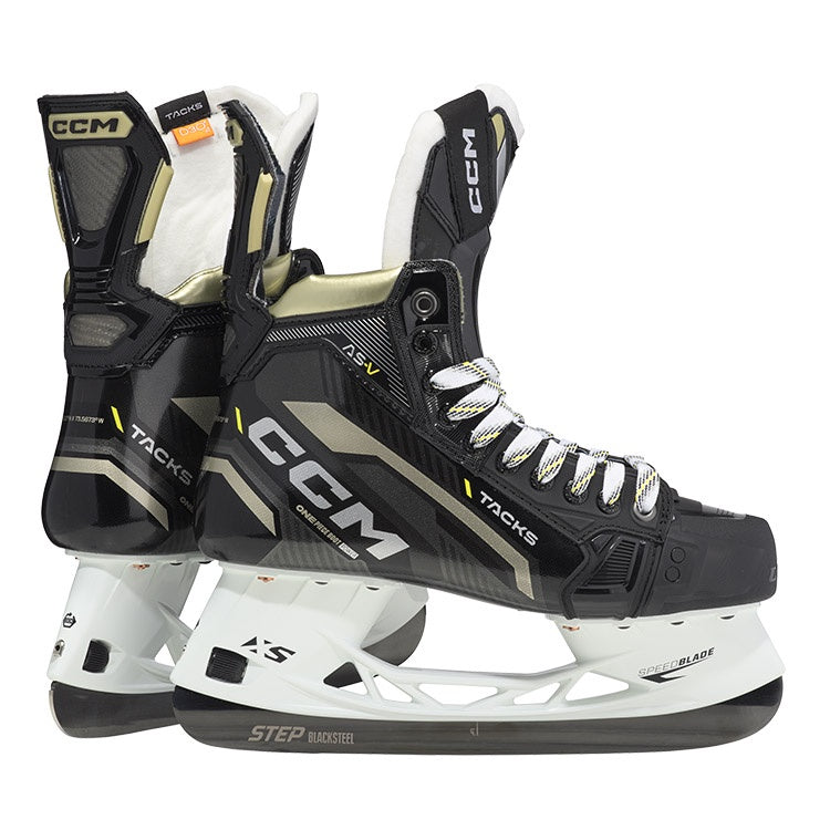 CCM Tacks AS V Senior Ice Hockey Skates - Professional Performance Skates for Men & Women - Perfect for Competitive Games, Training & Recreational Ice Skating