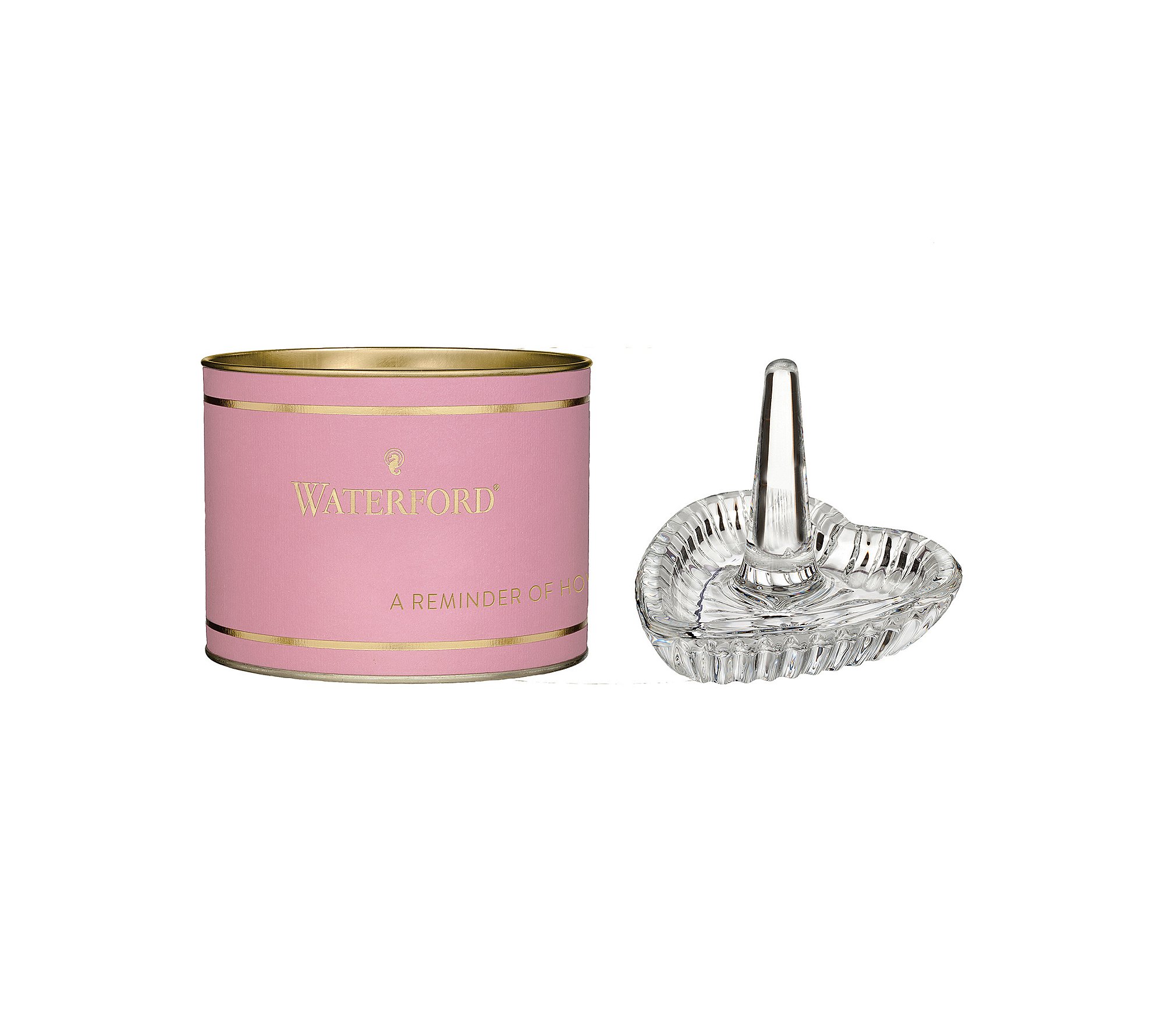 Waterford Giftology Heart-Shaped Ring Holder - Elegant Jewelry Display for Wedding, Engagement & Home Decor - Perfect Gift for Bridesmaids, Anniversary & Valentine's Day