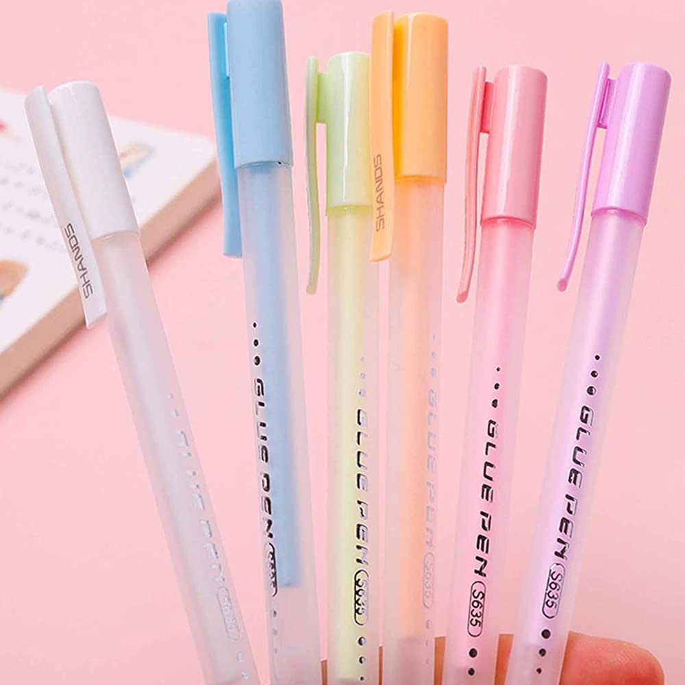 Asera Multi-Purpose Glue Pen Stick 3-Pack | Non-Toxic Adhesive for Crafts, Scrapbooking, Office & School Supplies | Perfect for DIY Projects, Paper Art, Home Decor & Classroom Activities