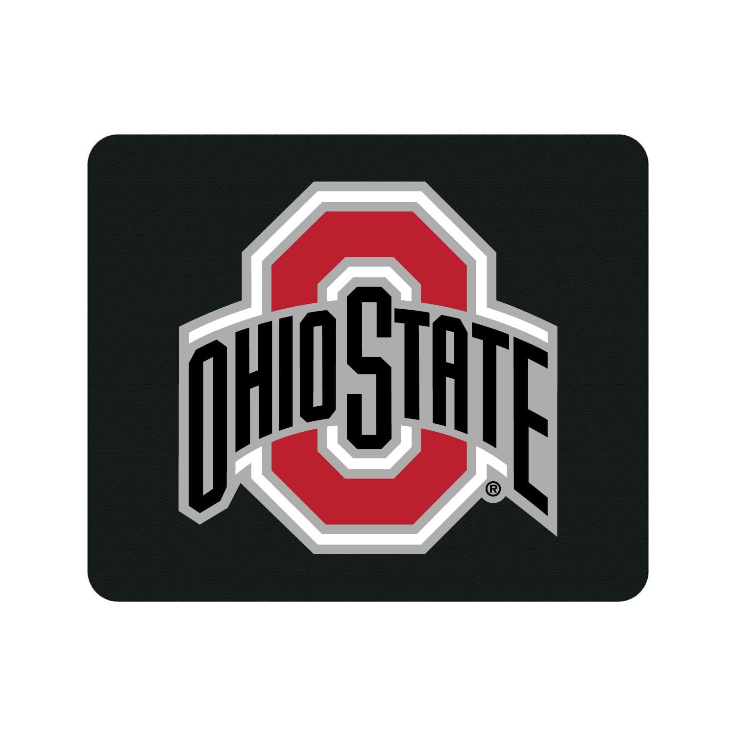 Ohio State University Mouse Pad - Non-Slip Fabric Gaming & Office Desk Mat with Floral Pink Design - Perfect for Work, Gaming & Home Office Setup