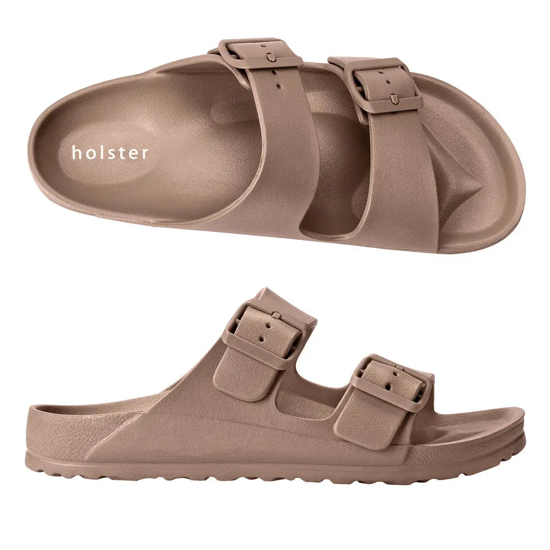 Sundreamer Slides - Comfortable Natural Cork Footbed Sandals for Women | Perfect for Beach, Pool, and Summer Outfits