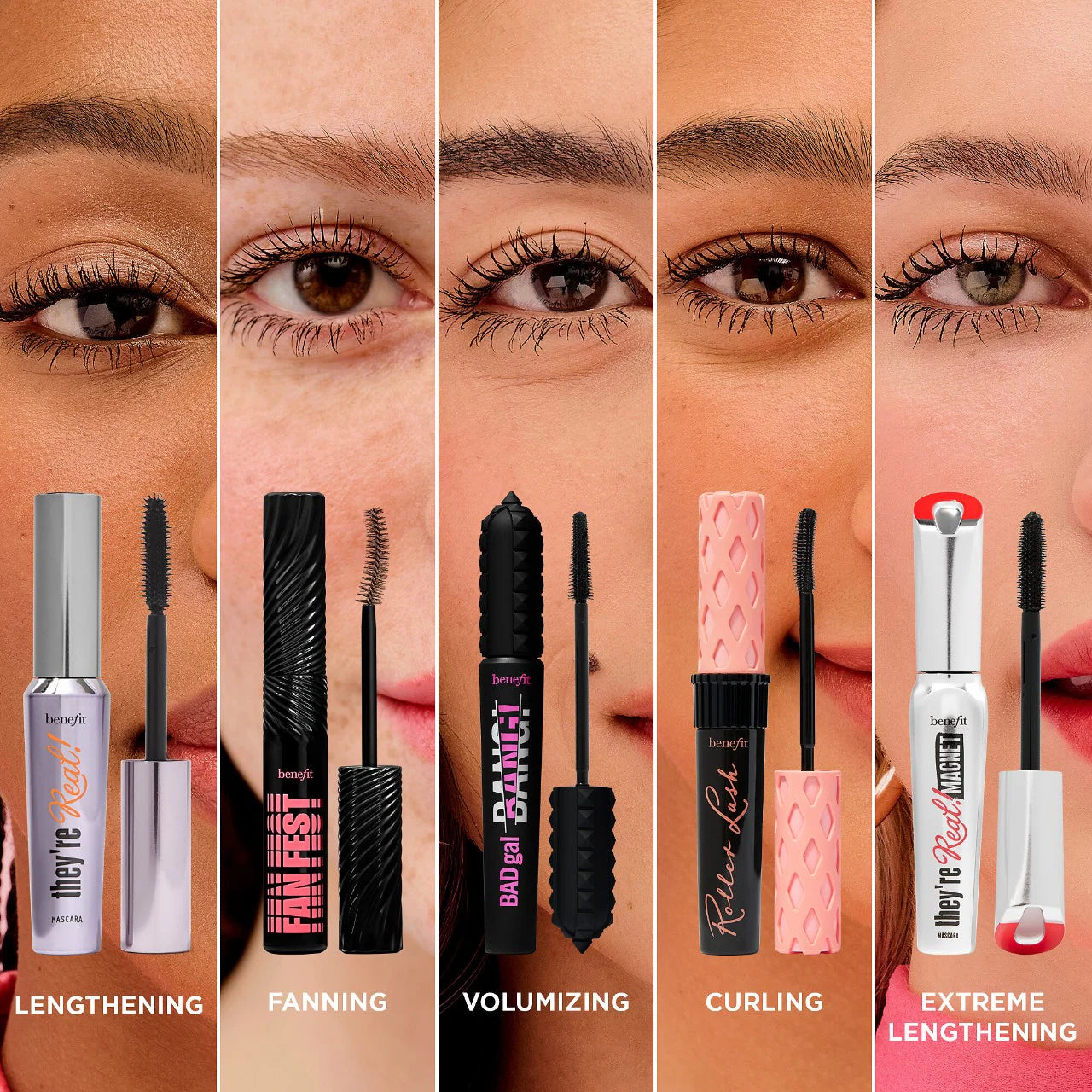 Benefit Cosmetics Fan Fest Fanning & Volumizing Mascara - Hyper Black | New in Box | Lengthening & Volumizing for Dramatic Lashes | Perfect for Parties, Date Nights & Special Occasions