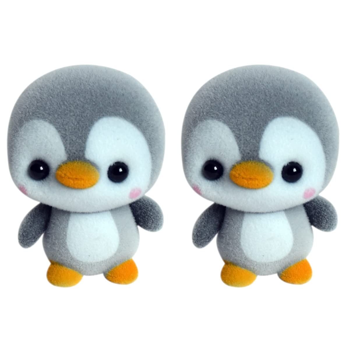 Bestoyard 2 Pack Soft Plush Penguin Stuffed Animals - Cute Gray Penguin Dolls for Kids, Boys & Girls | Perfect Gift, Nursery Decor & Cuddly Pillow for Bedtime