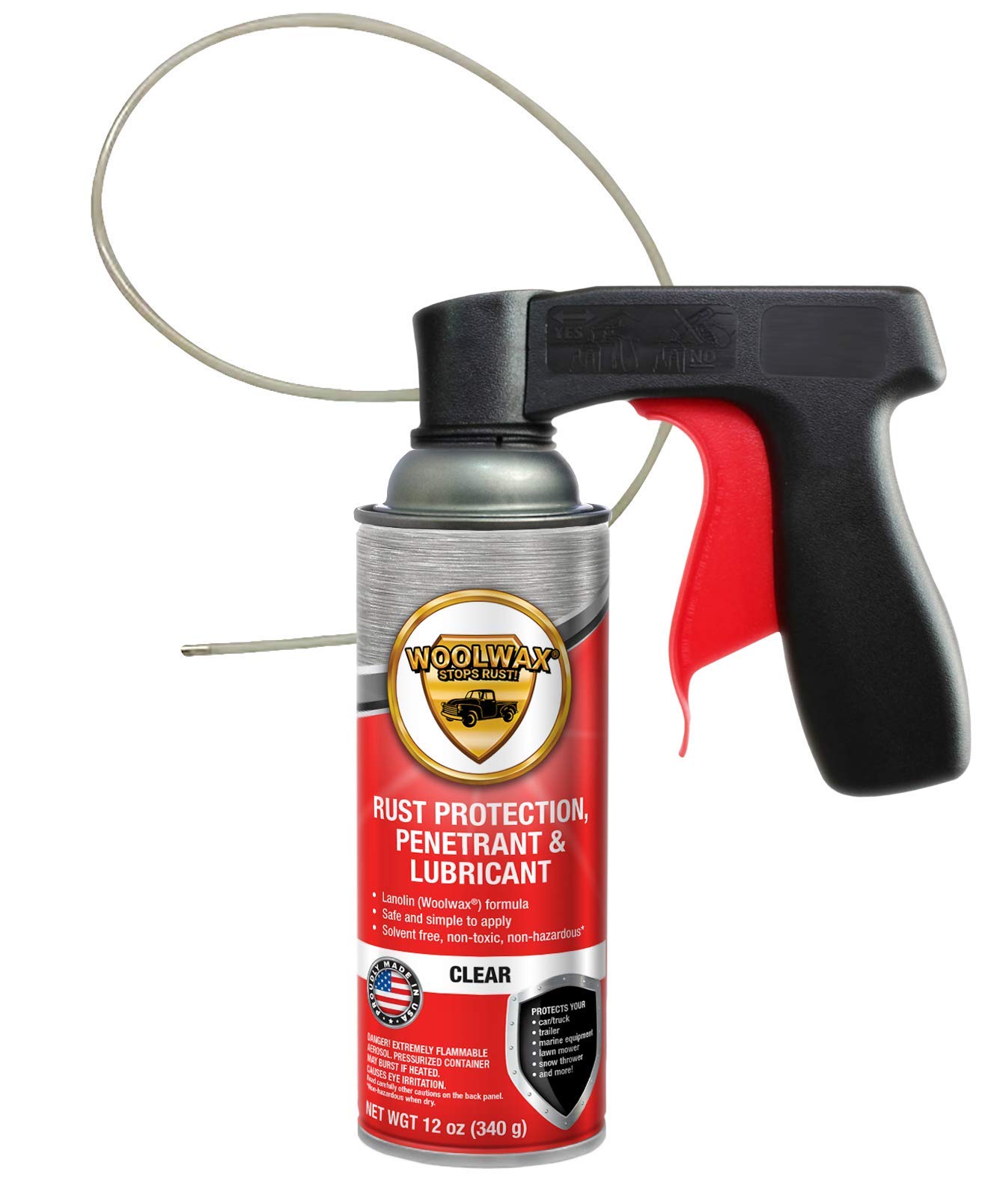 Woolwax 6 Spray Can Undercoating Kit - Clear (Straw) for Rust Protection & Vehicle Underbody Coating | DIY Auto Maintenance & Winter Car Care
