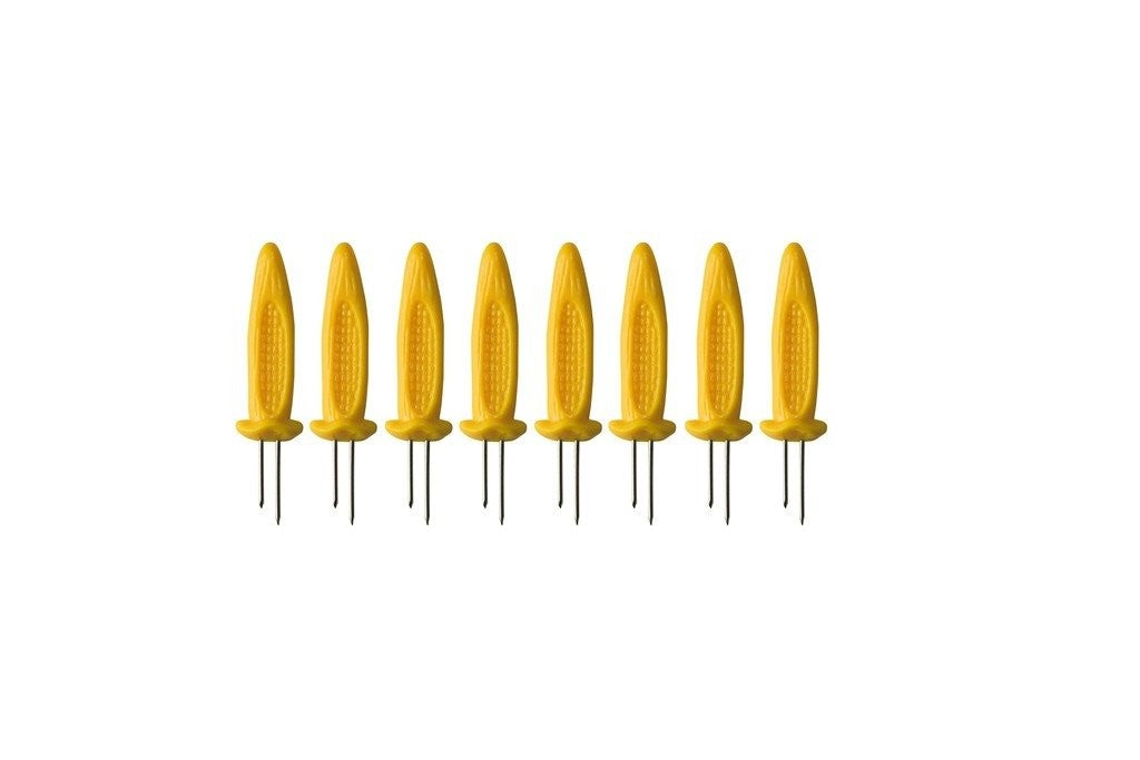 Avanti Corn Cob Holders Set of 8 - Durable Stainless Steel Corn on The Cob Forks for BBQ, Picnics & Summer Parties - Perfect for Grilling, Camping & Outdoor Dining