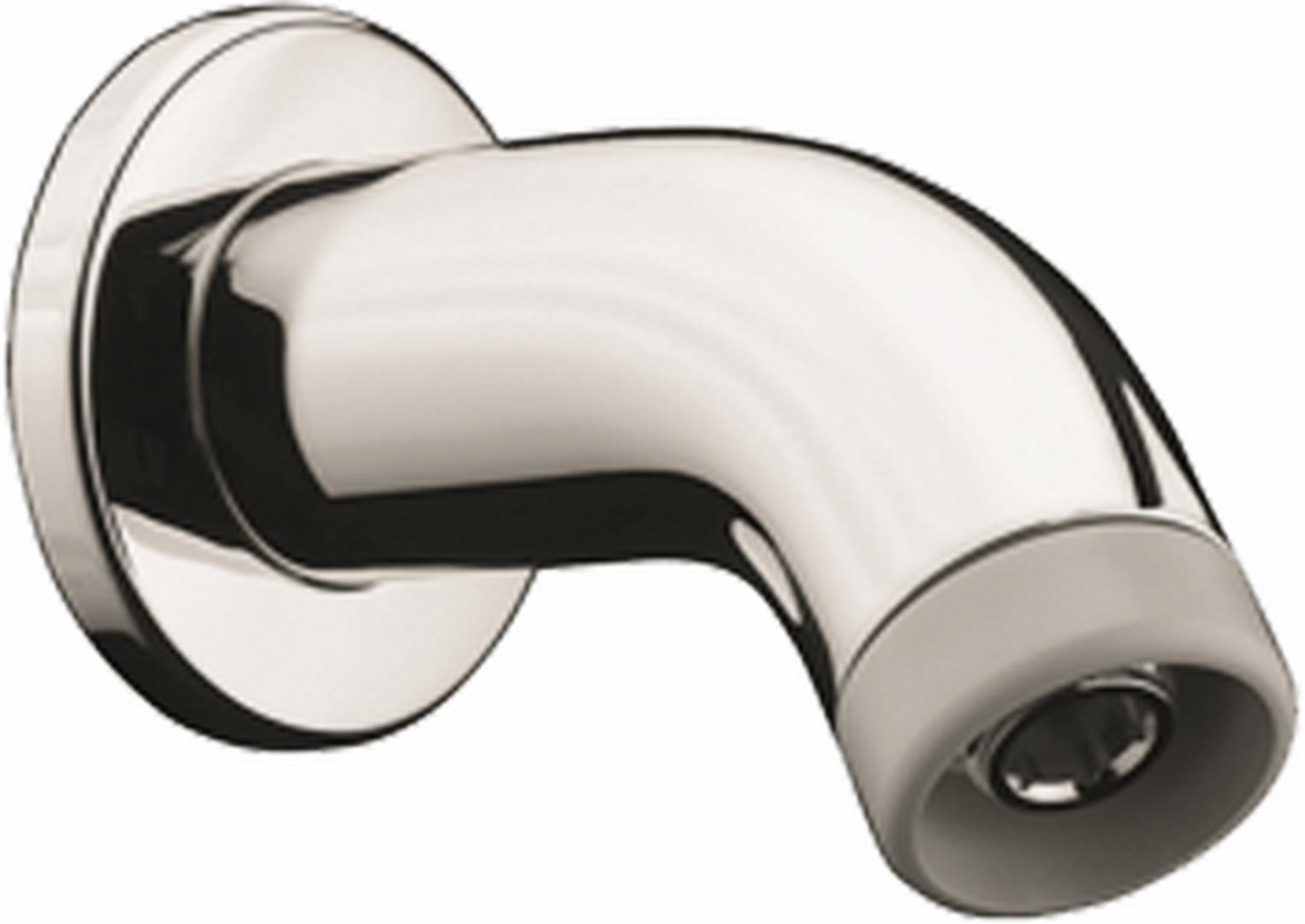 Hansgrohe 4-Inch Shower Arm in Polished Nickel - Model 27438831 - Perfect for Modern Bathroom Renovations & Spa-Like Showers