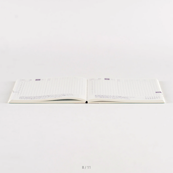 Hobonichi Techo 2025 Japanese Original Avec Planner - A6 Size Daily 6-Month Set (January Start, Monday Start) - Perfect for Journaling, Planning & Productivity