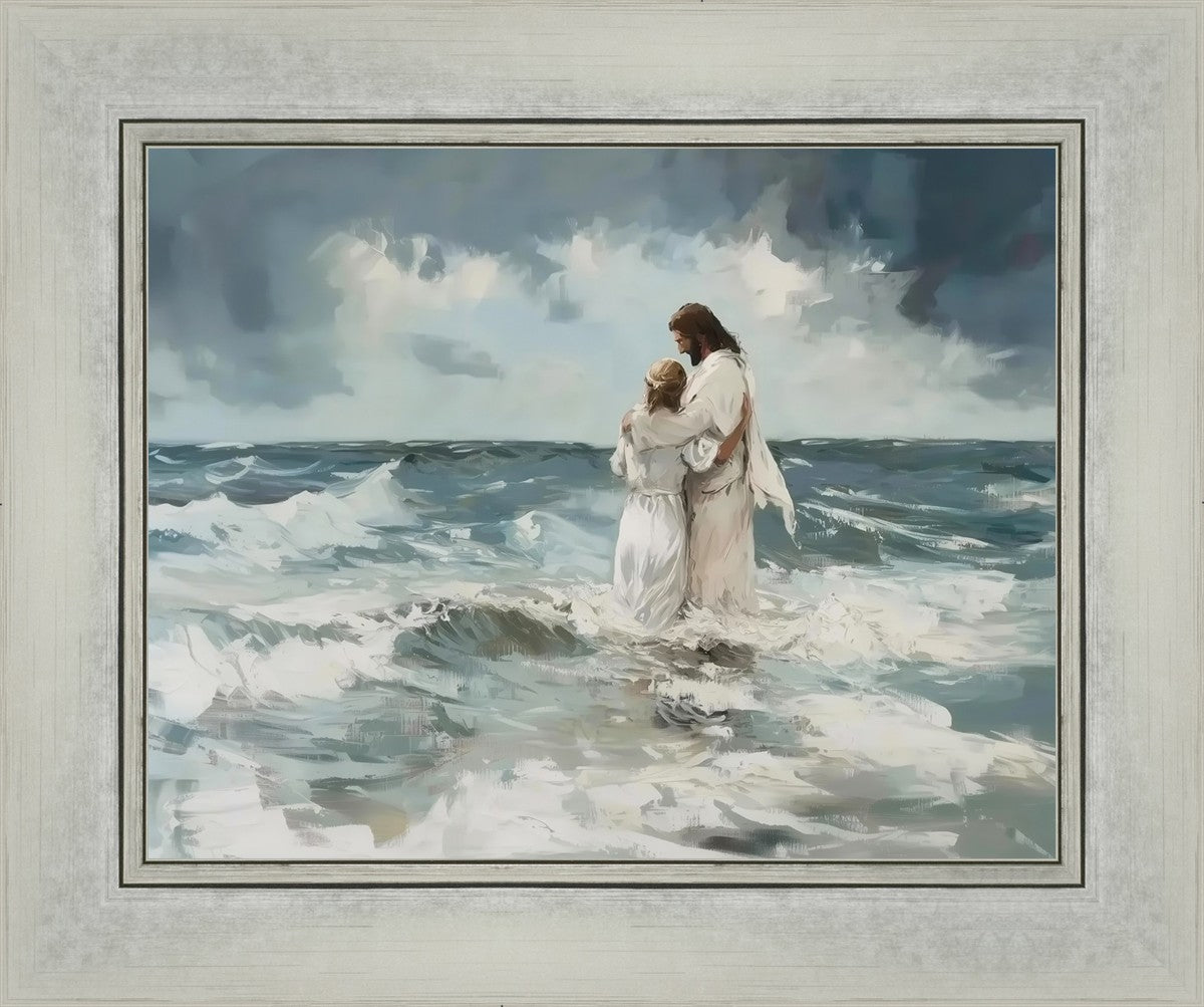 Be Still By Gabriel Heaton - Inspirational Christian Wall Art for Home & Office Decor - Perfect for Living Room, Bedroom, or Gift