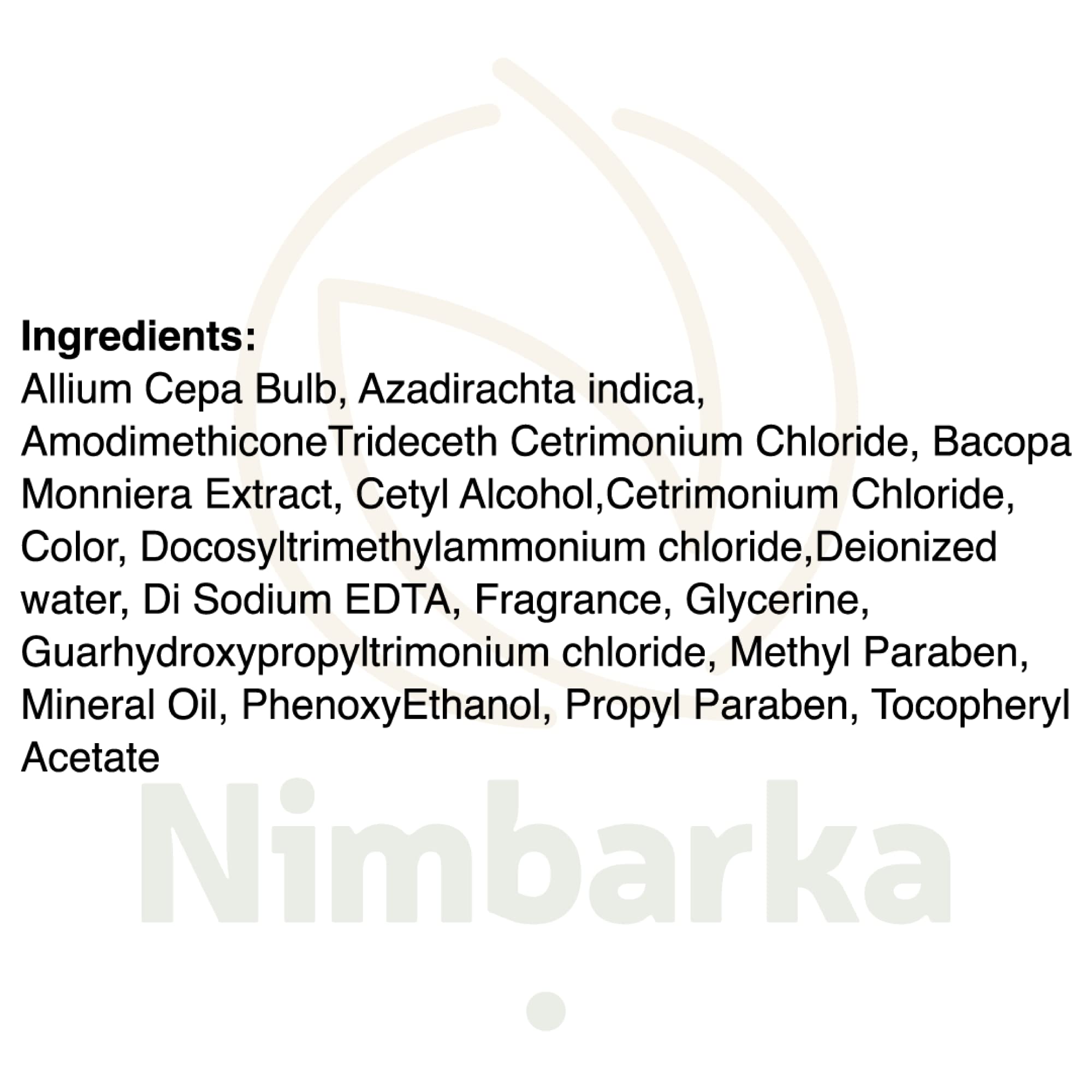 Nimbarka Neem & Onion Hair Conditioner for Stronger Roots & Frizz Control - Deep Moisturizing Treatment for Dry, Damaged Hair - 250ml for Men & Women | Perfect for Daily Use & Hair Repair
