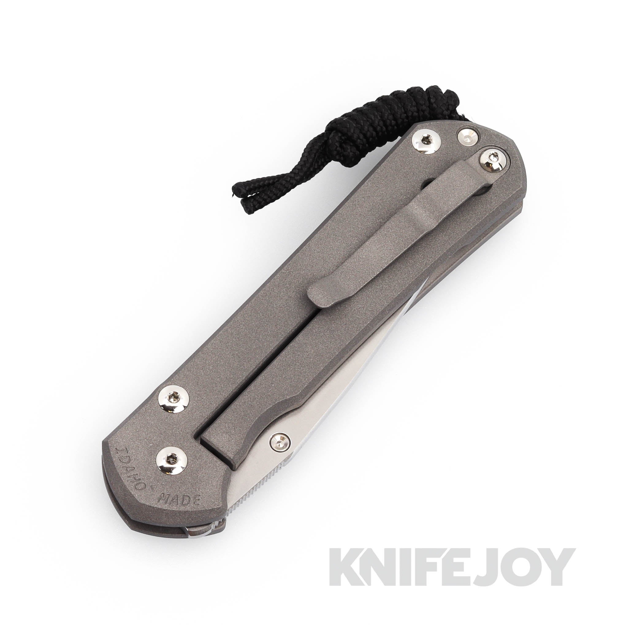 Chris Reeve Knives Large Sebenza 31 Left Handed Folding Knife - MagnaCut Drop Point Blade, Sandblasted Unique Graphic Cabochon & Pyrite Handle - Perfect for EDC, Camping, Hunting and Outdoor Adventures