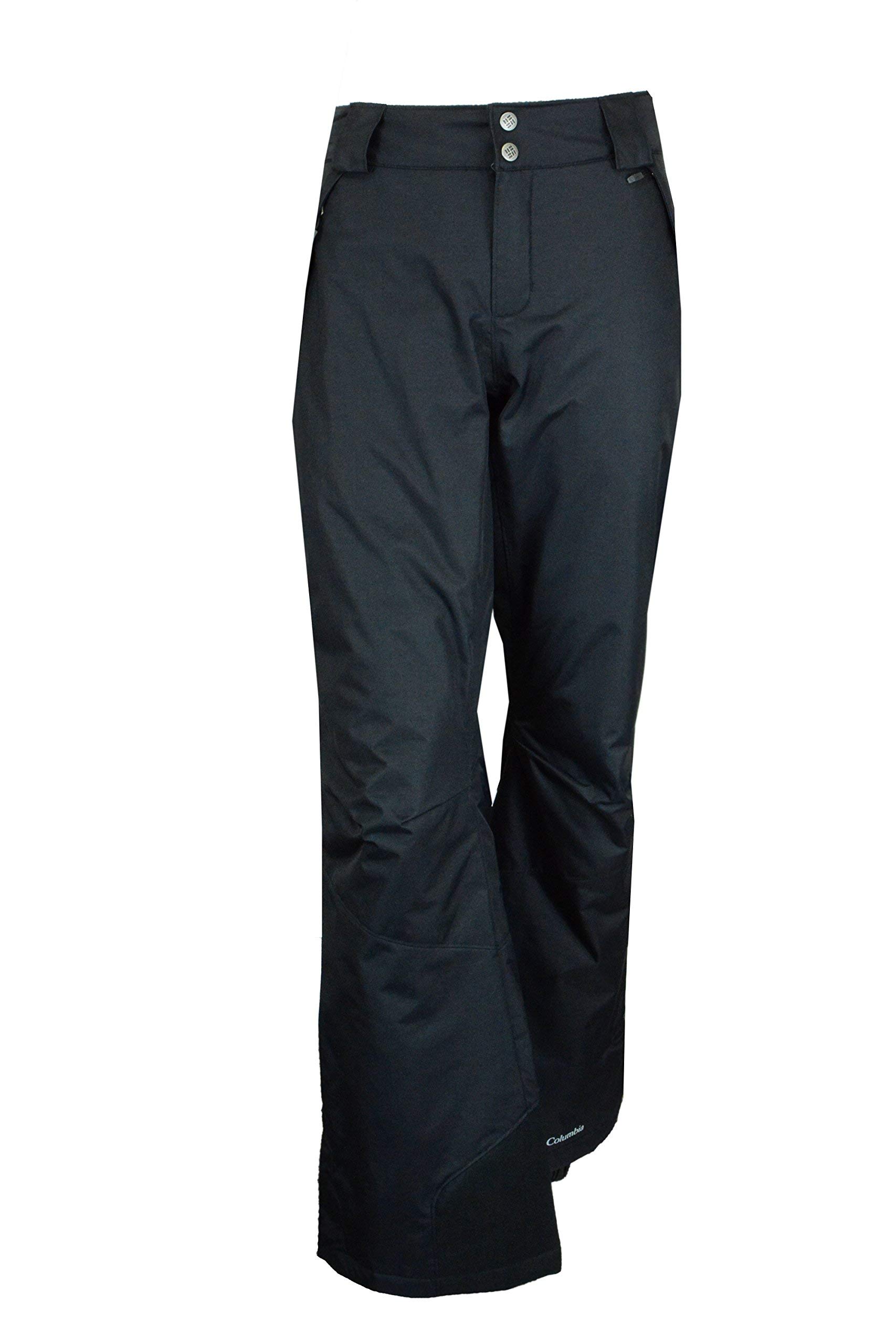 Columbia Women's Arctic Trip Omni-Heat Waterproof Snow Pants - Thermal Winter Ski Pants for Cold Weather, Black, Large - Perfect for Skiing, Snowboarding & Outdoor Winter Activities