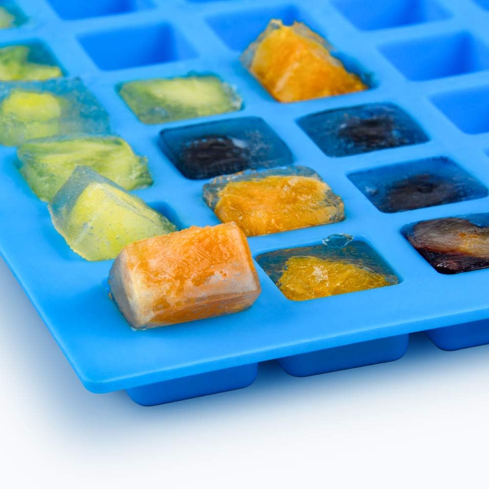 Premium Square Silicone Candy Molds (2-Pack) - Mini Food-Grade Silicone Molds for Hard Candy, Chocolate, Gummy Bears, Caramel & Ganache - Perfect for Baking, Ice Cubes & DIY Dessert Making at Home