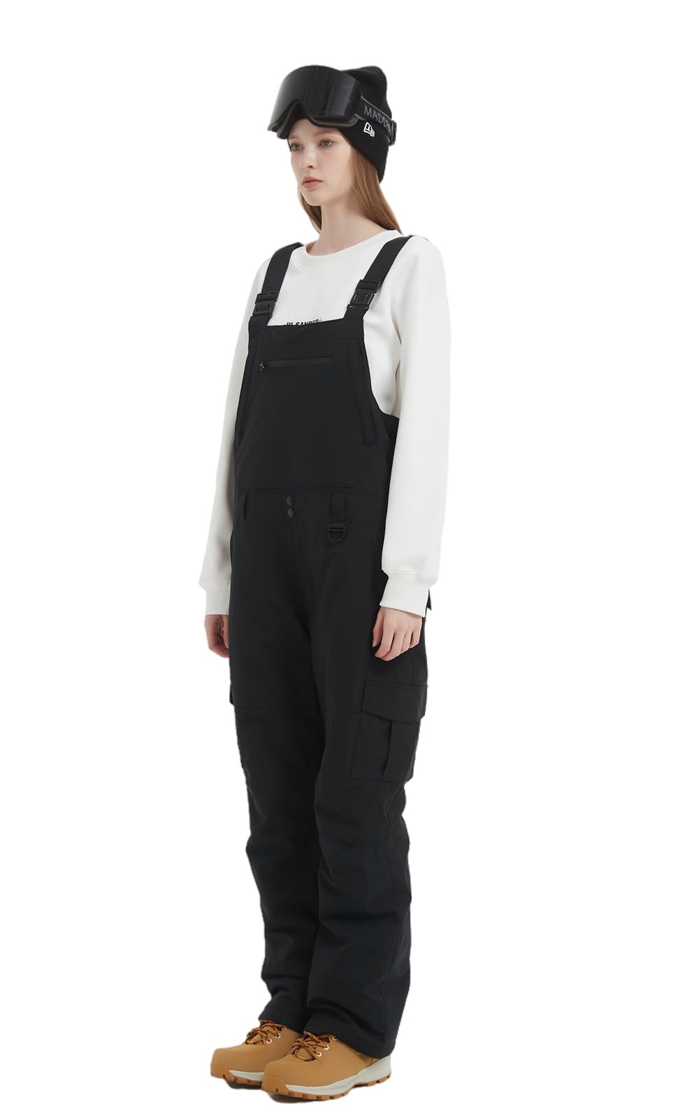 Men's & Women's Snow Bib Overalls - Adjustable Waterproof Ski Pants with Windproof Insulation for Warmth | Perfect for Skiing, Snowboarding & Winter Outdoor Activities