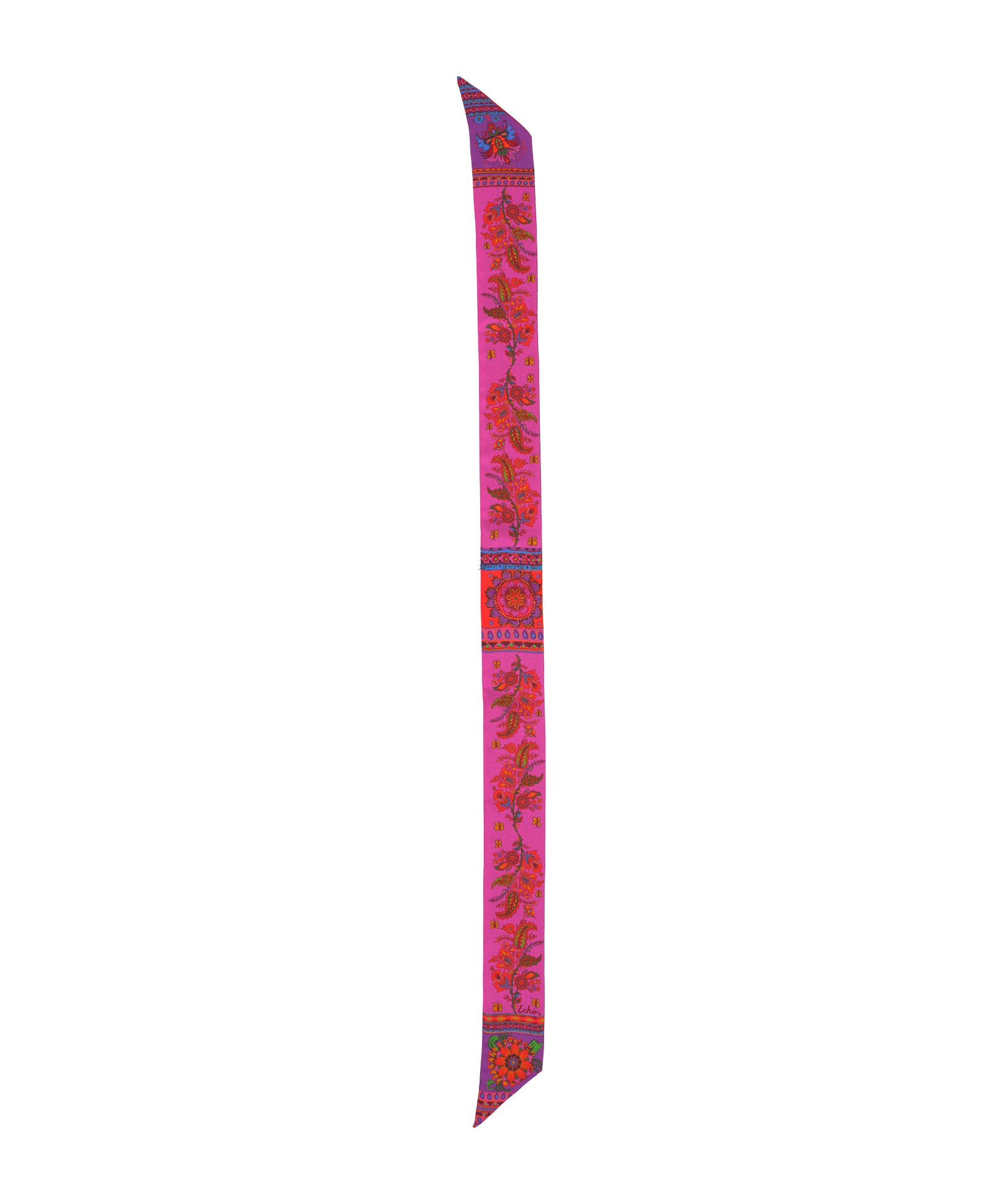 Elegant Mosaic Tile Silk Ribbon Scarf - Luxury Fashion Accessory for Women, Perfect for Parties, Weddings & Special Occasions