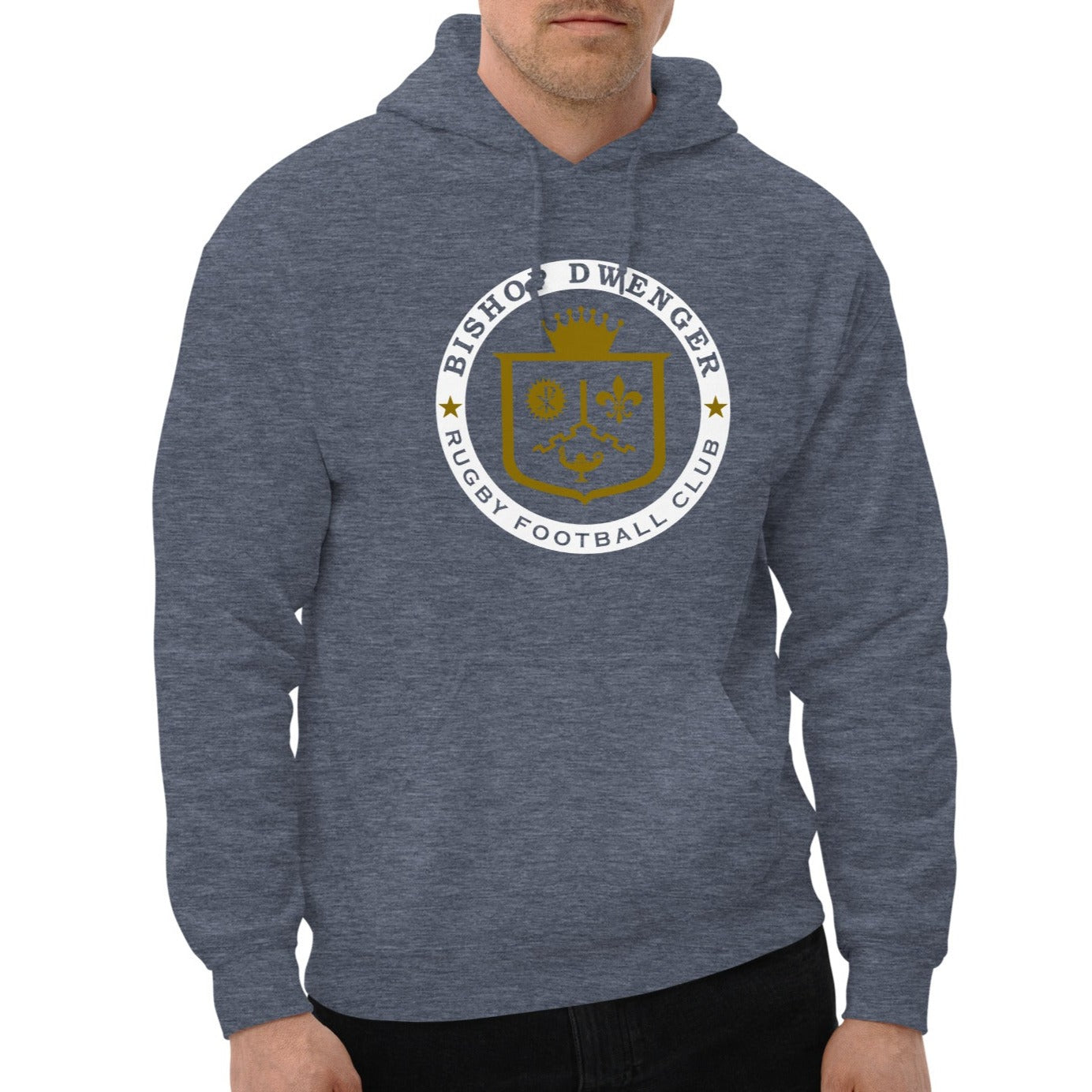 Bishop Dwenger RFC Heavy Blend Hoodie - Premium Cotton Pullover for Men & Women - Cozy Fleece Lining for Cold Weather - Perfect for Football Games, Tailgating, and Outdoor Activities