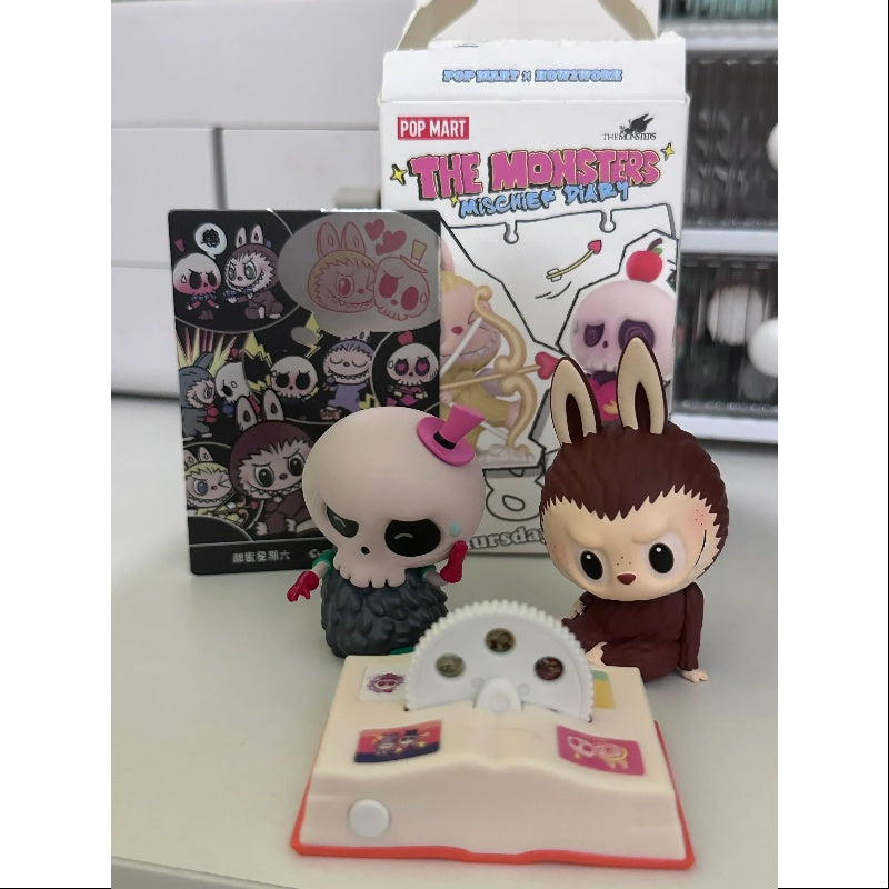 Labubu The Monsters Mischief Diary Series Secret Sweet Saturday - Cute Collectible Vinyl Figure for Home Decor, Gift & Display
