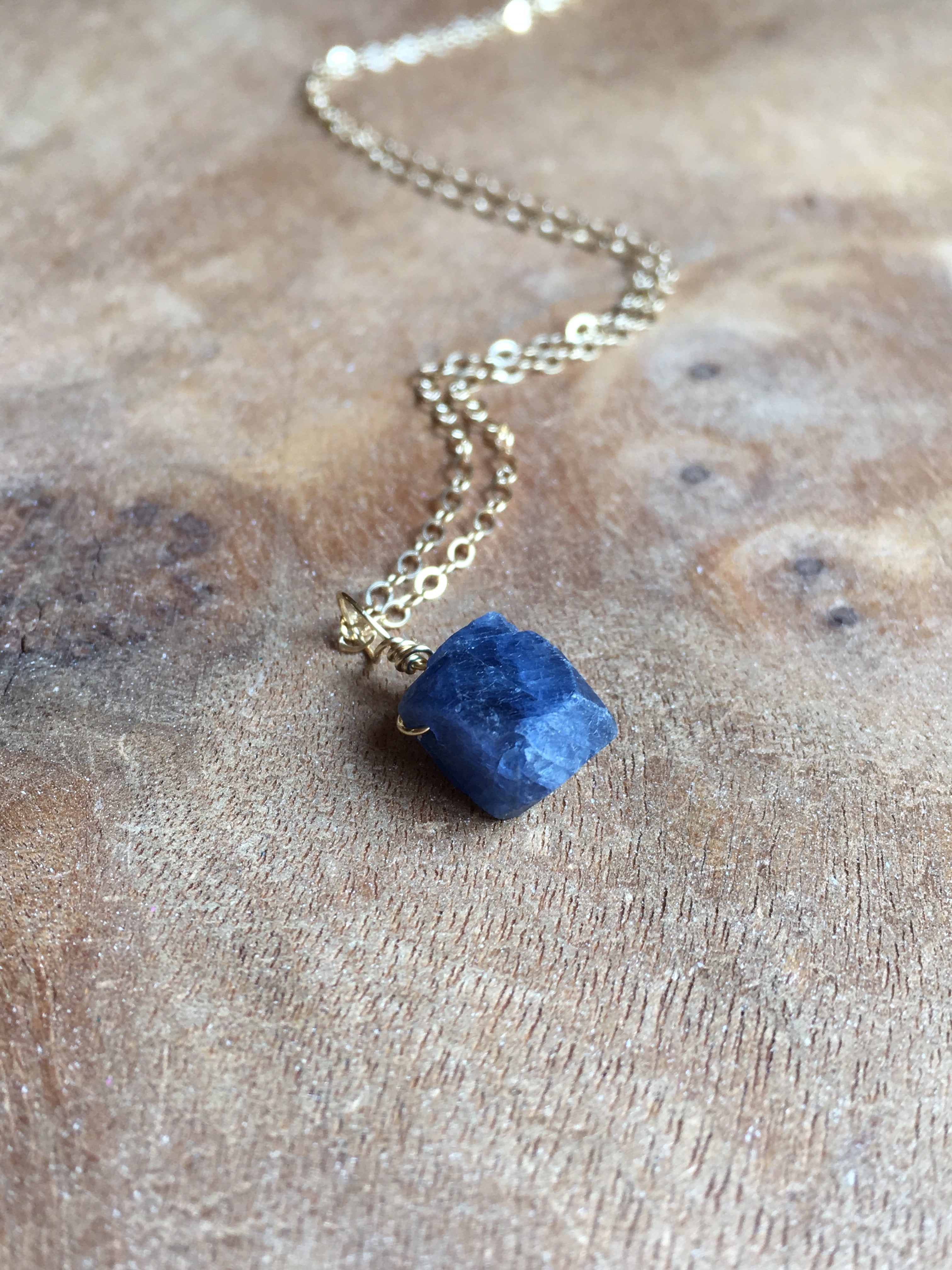 Natural Blue Sapphire Necklace for Women - 14K Gold or 925 Sterling Silver Pendant Jewelry - Perfect for Weddings, Anniversaries & Special Occasions