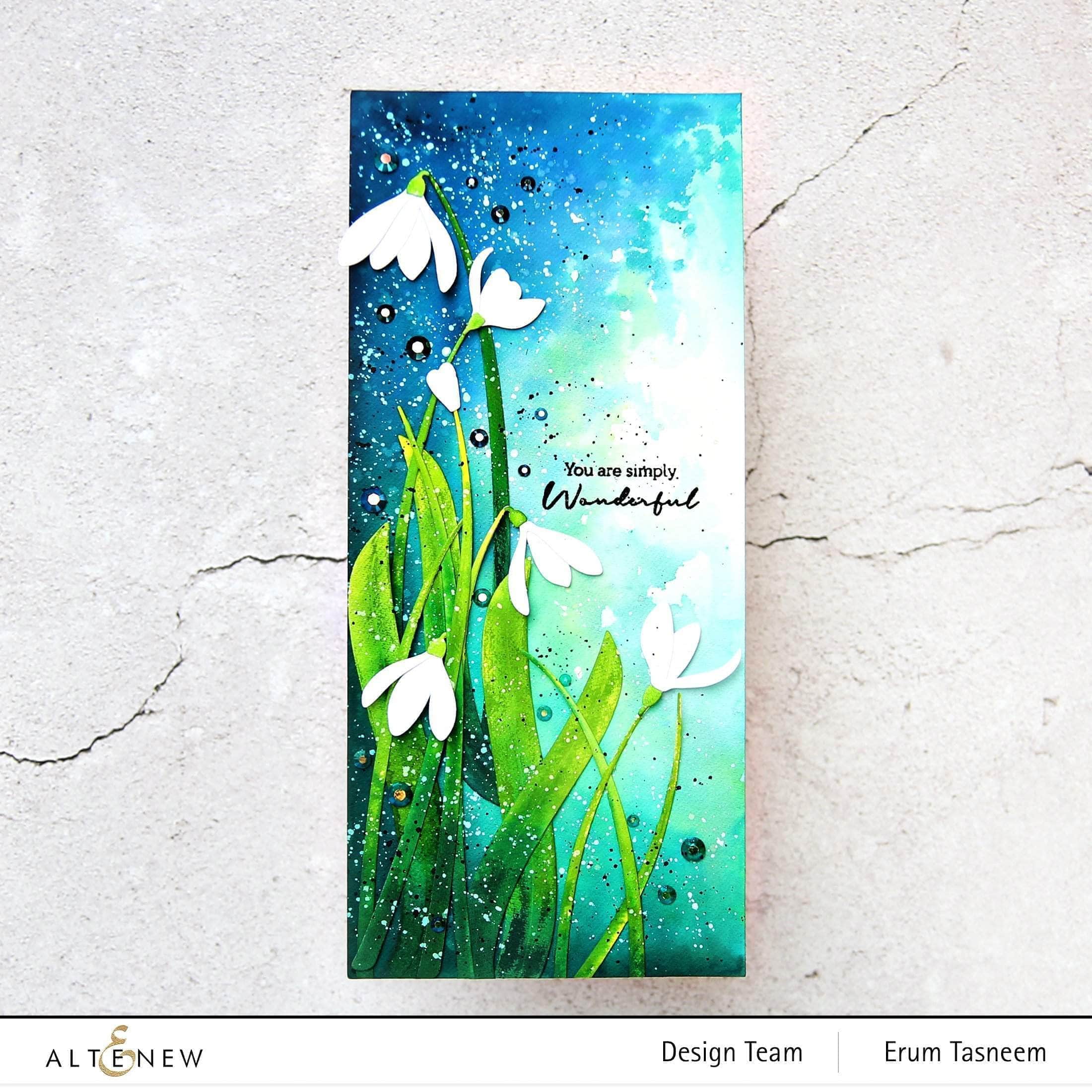 Snowdrops Layering Die Set for DIY Paper Flowers - Floral Crafting Dies for Scrapbooking, Card Making & Home Decor