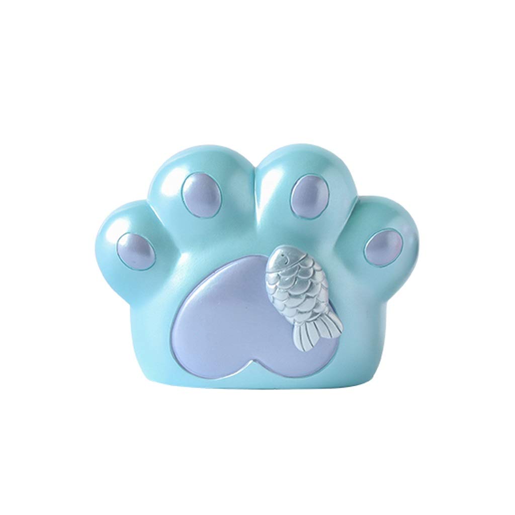 **Weimingshop Cute Cat Paw Music Box - Hand-Wound Musical Gift for Kids, Girls, Daughter - Valentine's Day Present, Birthday Gift (Blue, Pink) - Perfect for Bedroom Decor, Nursery, Party Favors**