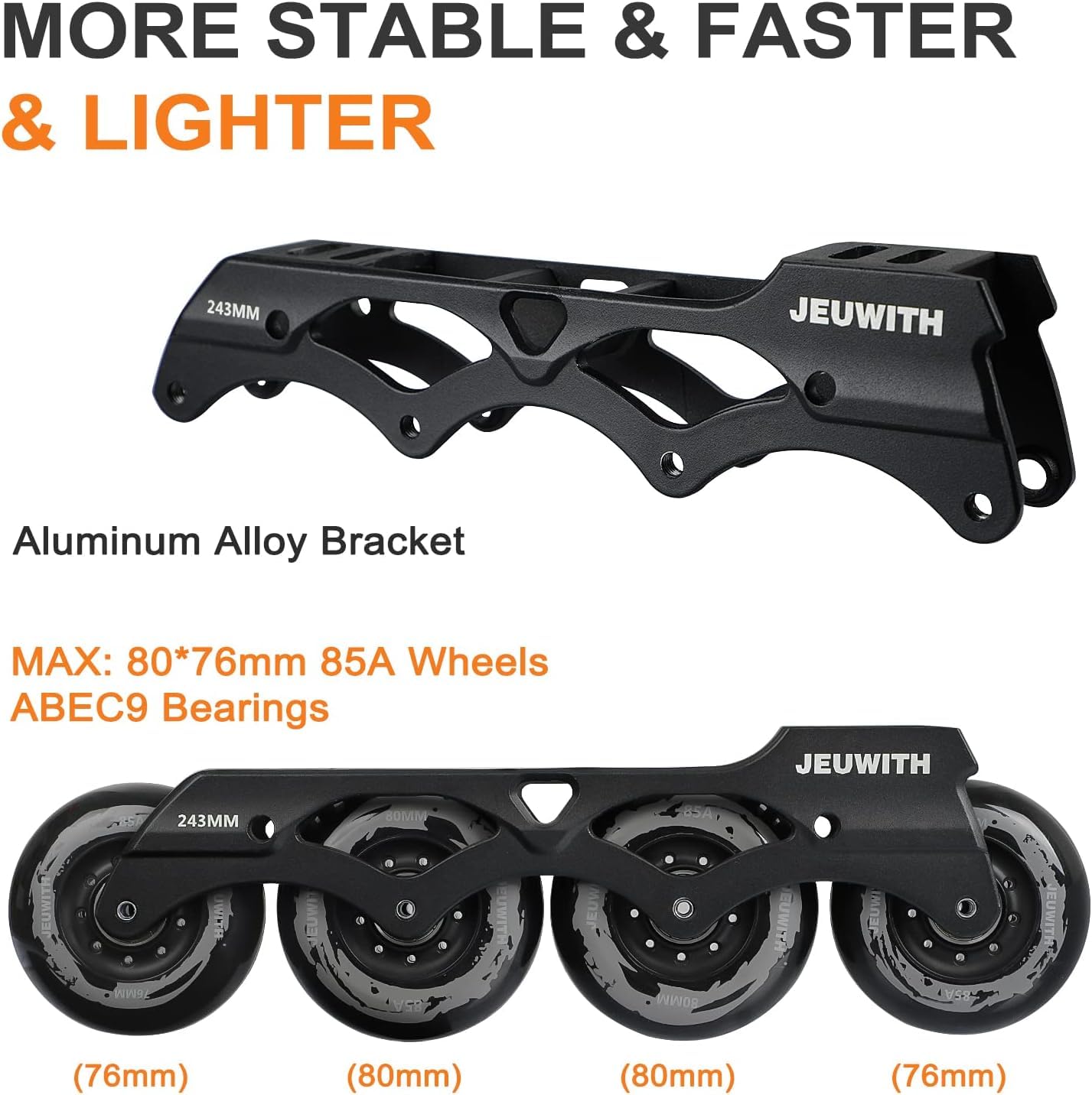 Professional Unisex Inline Skates for Adults - Outdoor & Street Roller Blades for Men & Women - Perfect for Fitness, Exercise & Urban Skating