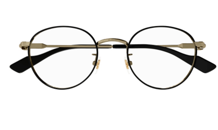 Gucci GG1613OJ 002 Gold Round Women's Eyeglasses - Stylish Designer Glasses for Women, Fashionable Gold Frame Eyewear | Perfect for Work, Reading & Everyday Wear