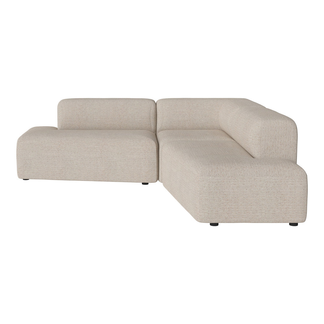 Modern Angle Chaise Lounge Sofa - Adjustable Recliner for Living Room, Bedroom, or Patio - Comfortable Upholstered Sectional with Pillows - Perfect for Relaxing, Reading, or Napping
