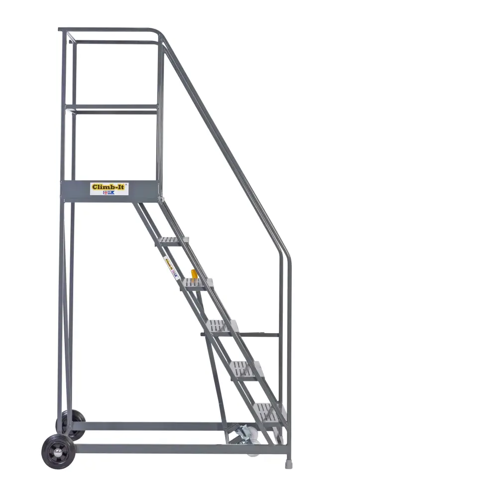 Climb It UK Warehouse Steps - Heavy Duty Steel Ladder for Home & Industrial Use | Perfect for Storage, Shelving & Maintenance