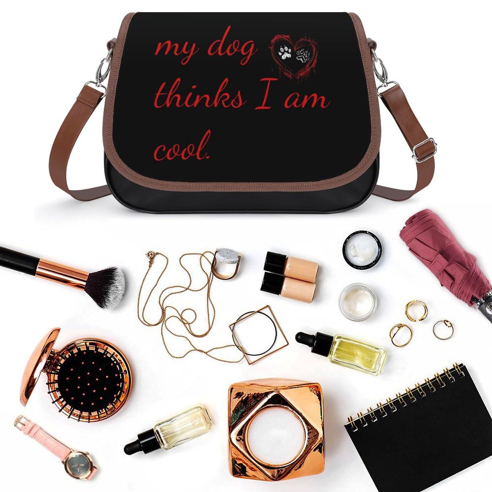 Stylish Women's Adjustable Crossbody Bag Shoulder Purse Satchel Handbag - Perfect for Daily Use, Travel, Shopping & Casual Outings