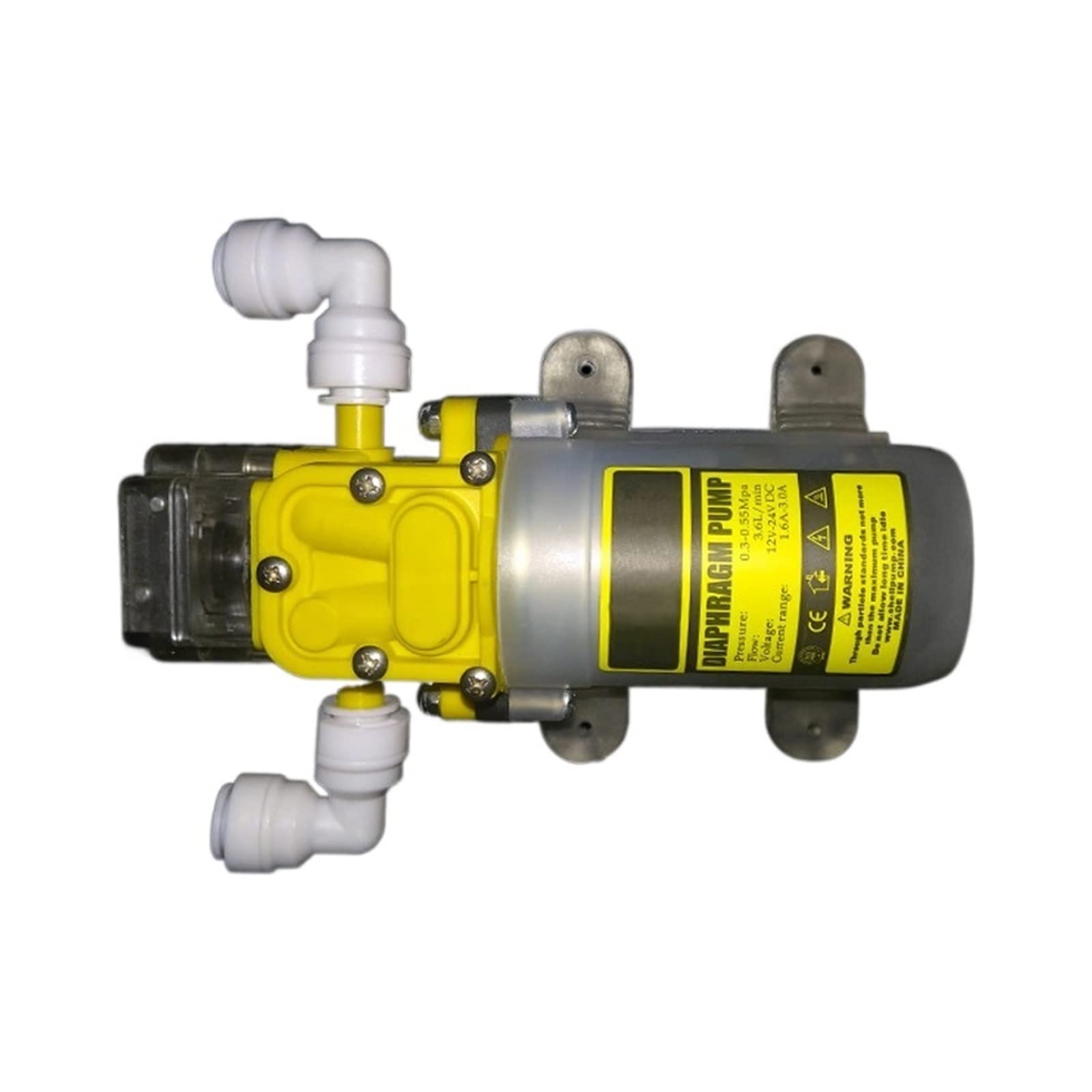 12V/24V 30W Mini Diaphragm Water Pump - High Pressure Self Priming DC Water Pump for RO Purifier, Aquarium, Hydroponics & Home Appliances | Compact & Efficient Miniature Pump Solution