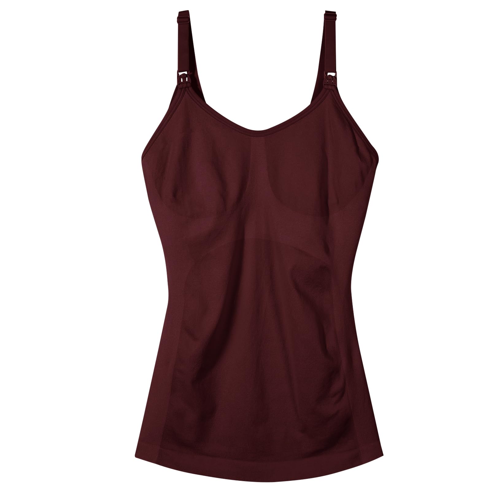 Best Women's Maternity Nursing Tank Tops with Built-in Bra - Soft Breastfeeding Camisoles Shirt 4-Pack for Comfortable Nursing & Everyday Wear