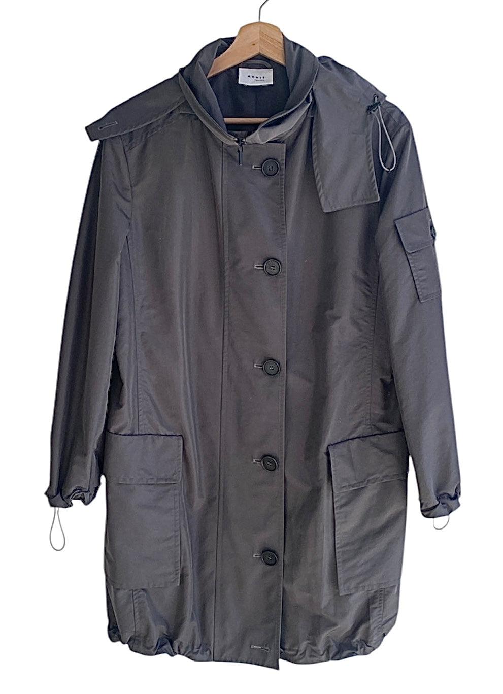 Akris Punto Waterproof Nylon Hooded Jacket for Women - Lightweight Windbreaker for Outdoor Hiking, Travel & Casual Wear