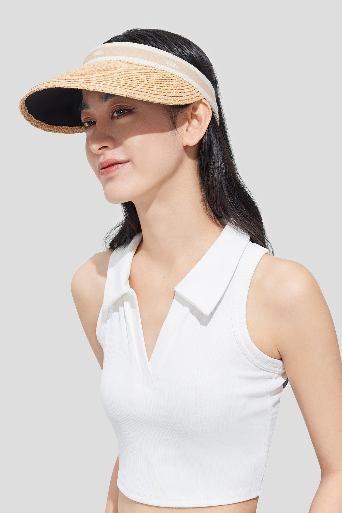 UPF50+ Women's Sun Protection Raffia Hat - Wide Brim Summer Beach Hat for Outdoor Activities, Travel & Gardening