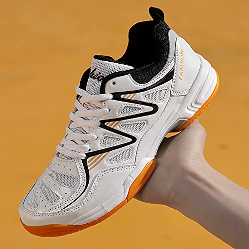 **Men's Indoor Court Training Shoes for Badminton, Tennis, Squash & Volleyball - Lightweight Non-Slip Sports Sneakers for Gym & Casual Wear**