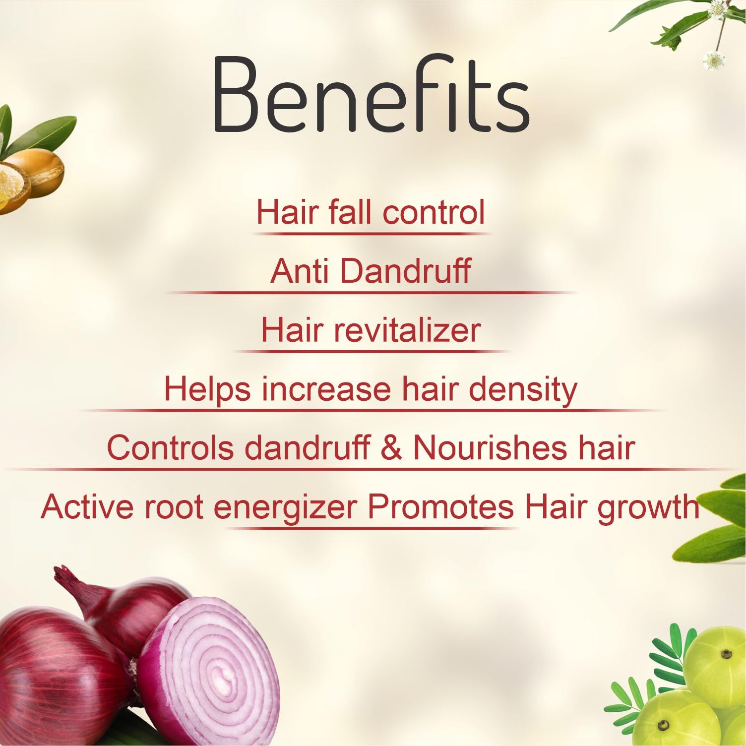ASTABERRY Onion Hair Oil for Hair Growth & Thickness - 200ml Natural Hair Treatment with 21 Herbal Extracts | Anti-Hair Fall, Anti-Dandruff & Scalp Revitalizer | Promotes Stronger Roots & Healthy Hair | Perfect for Daily Hair Care, Styling & Damaged Hair Repair