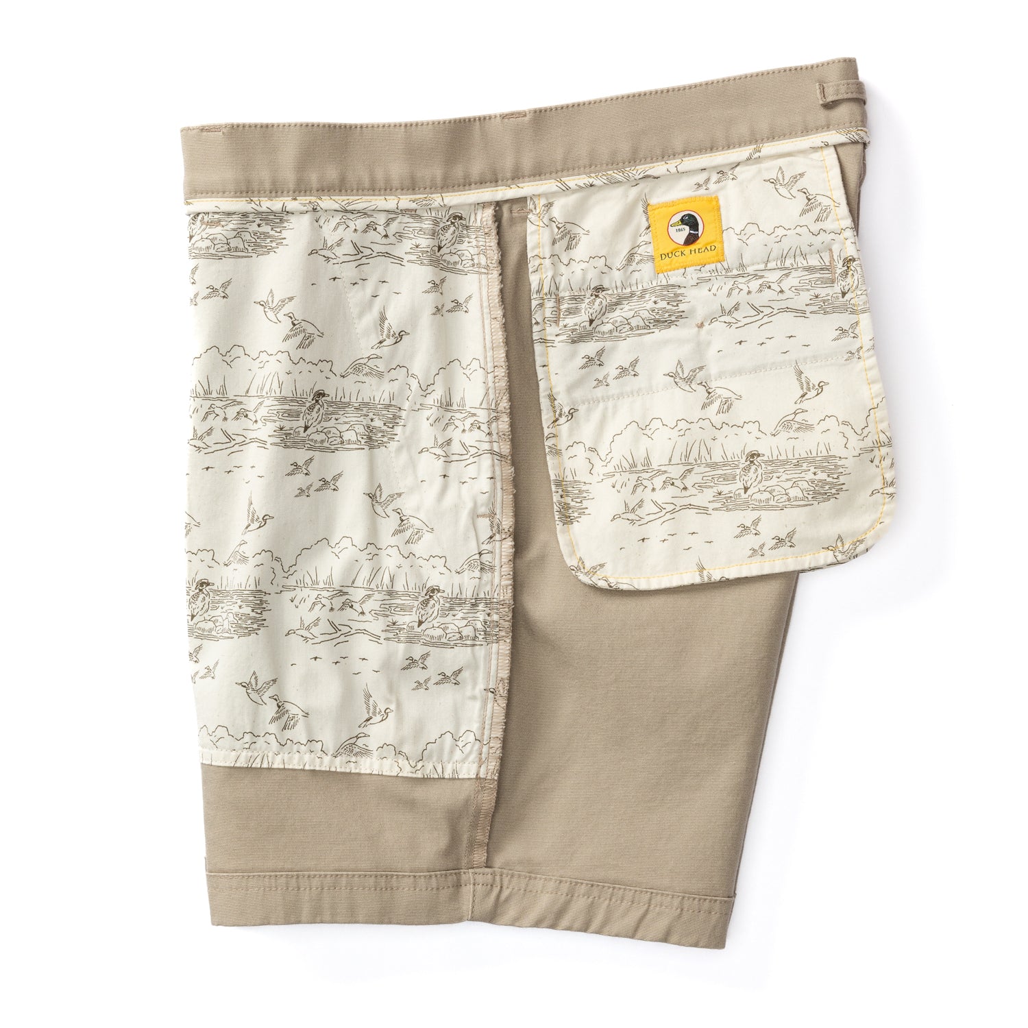 7 Canvas Camp Short Khaki - Durable & Comfortable Men's Outdoor Shorts for Hiking, Camping & Summer Adventures