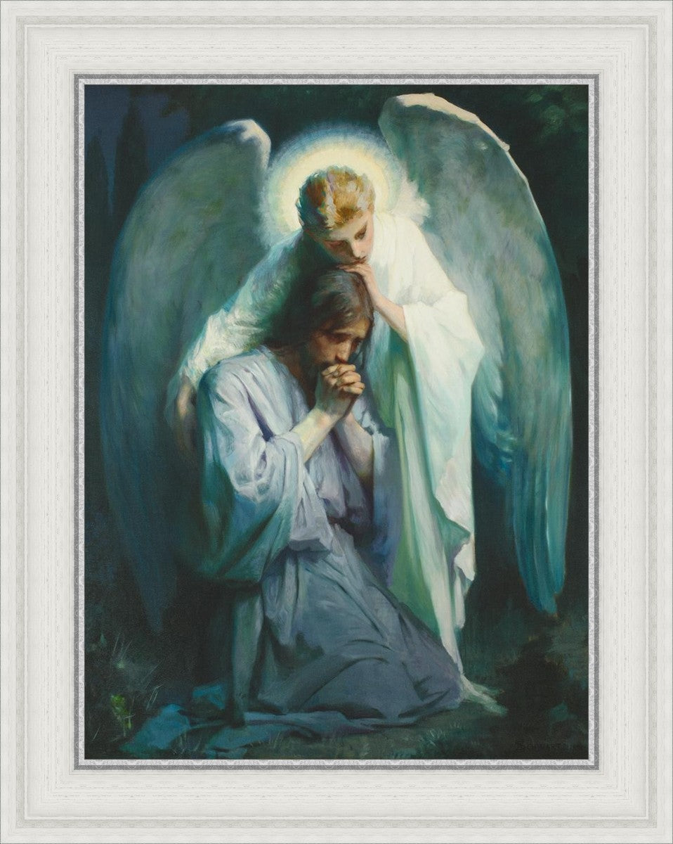 Agony in the Garden - Religious Art Print - Biblical Wall Decor for Home, Church & Office - Jesus Christ Prayer Scene - Christian Gift Idea