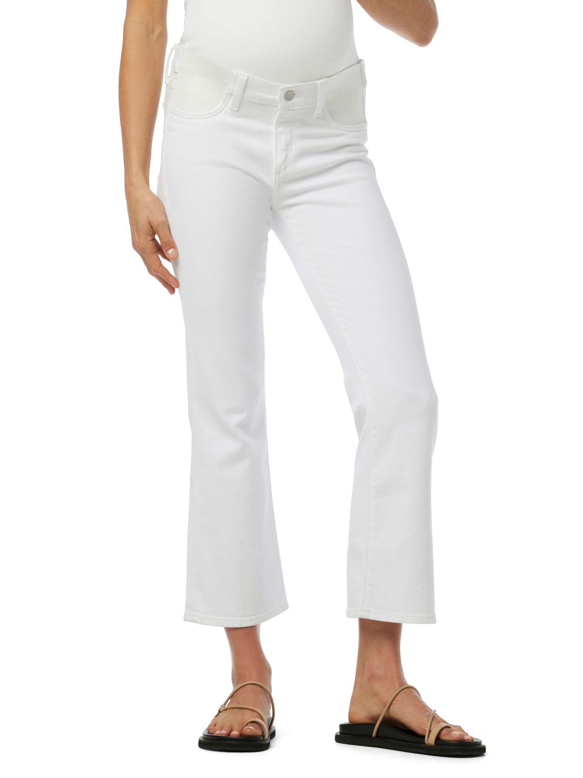 Joe's Women's The Icon Maternity Crop Bootcut Jeans - Comfortable Stretch Denim Pants for Pregnant Women | Perfect for Work, Casual Outings & Everyday Wear