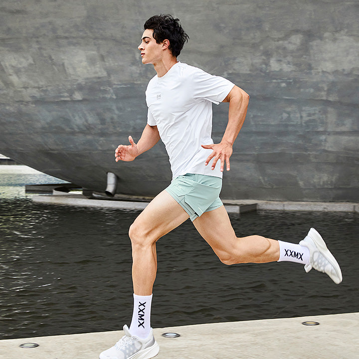 RX Men's Ice Feather Short Sleeve 2.0 - Lightweight Cooling Performance Shirt for Summer Workouts, Running & Outdoor Activities