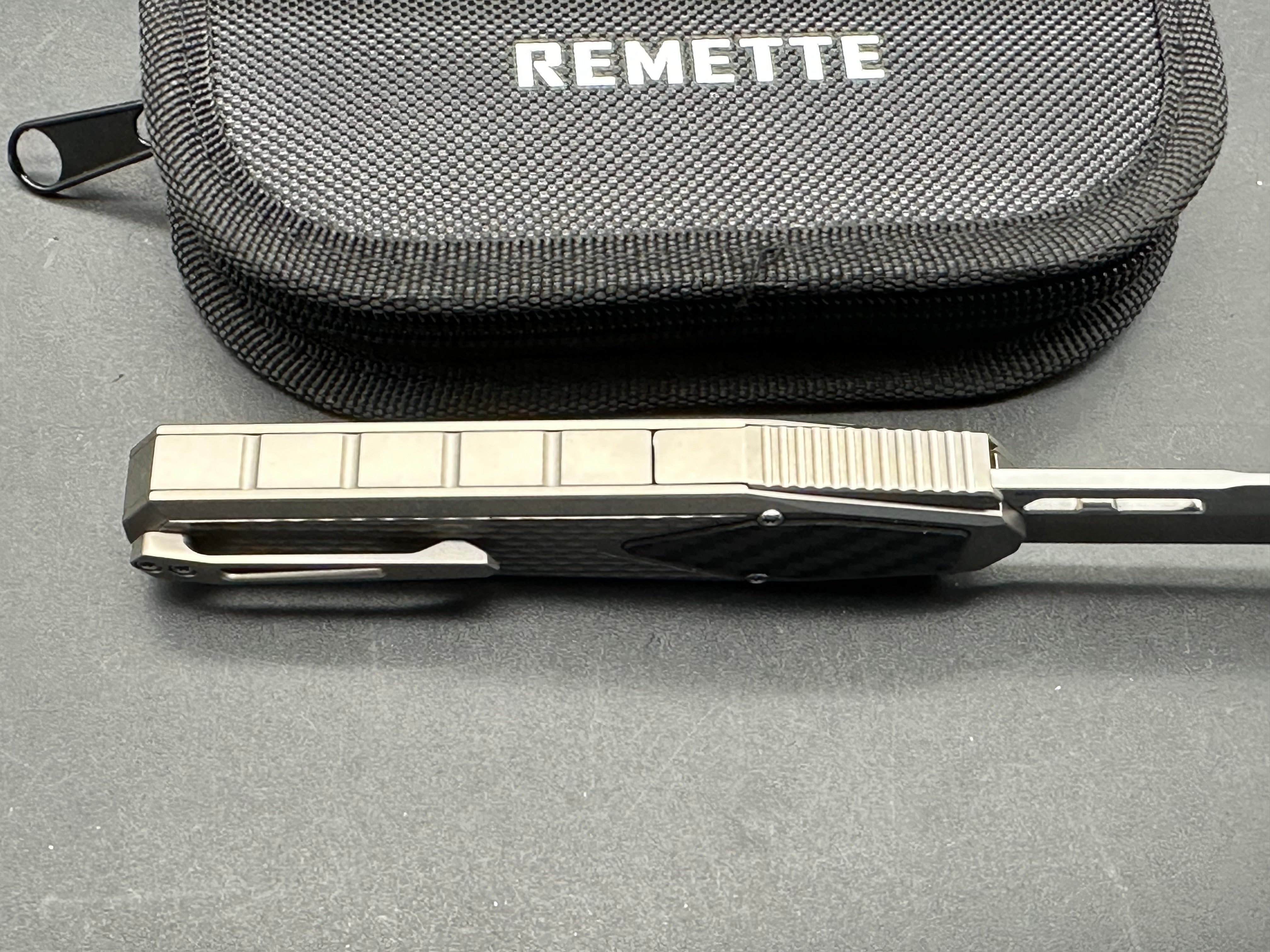 Remette Swordfish R/T Tanto Gravity Knife - EDC Tactical Folding Knife for Outdoor, Camping, Survival & Everyday Carry