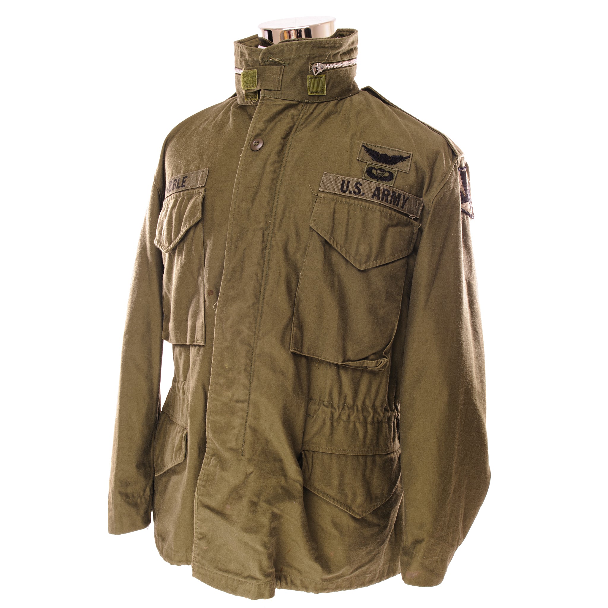 Vintage US Army M-1965 M65 Field Jacket - Vietnam War Era Military Surplus - Medium Short Size - Perfect for Outdoor Adventures & Historical Reenactments