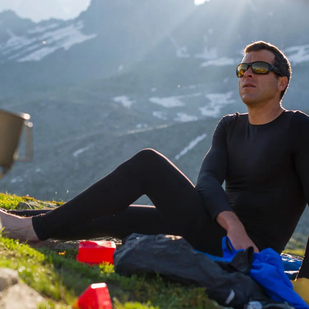 Factor 1 Plus Men's Thermal Base Layer Leggings - Winter Running & Outdoor Activities Warm Underwear
