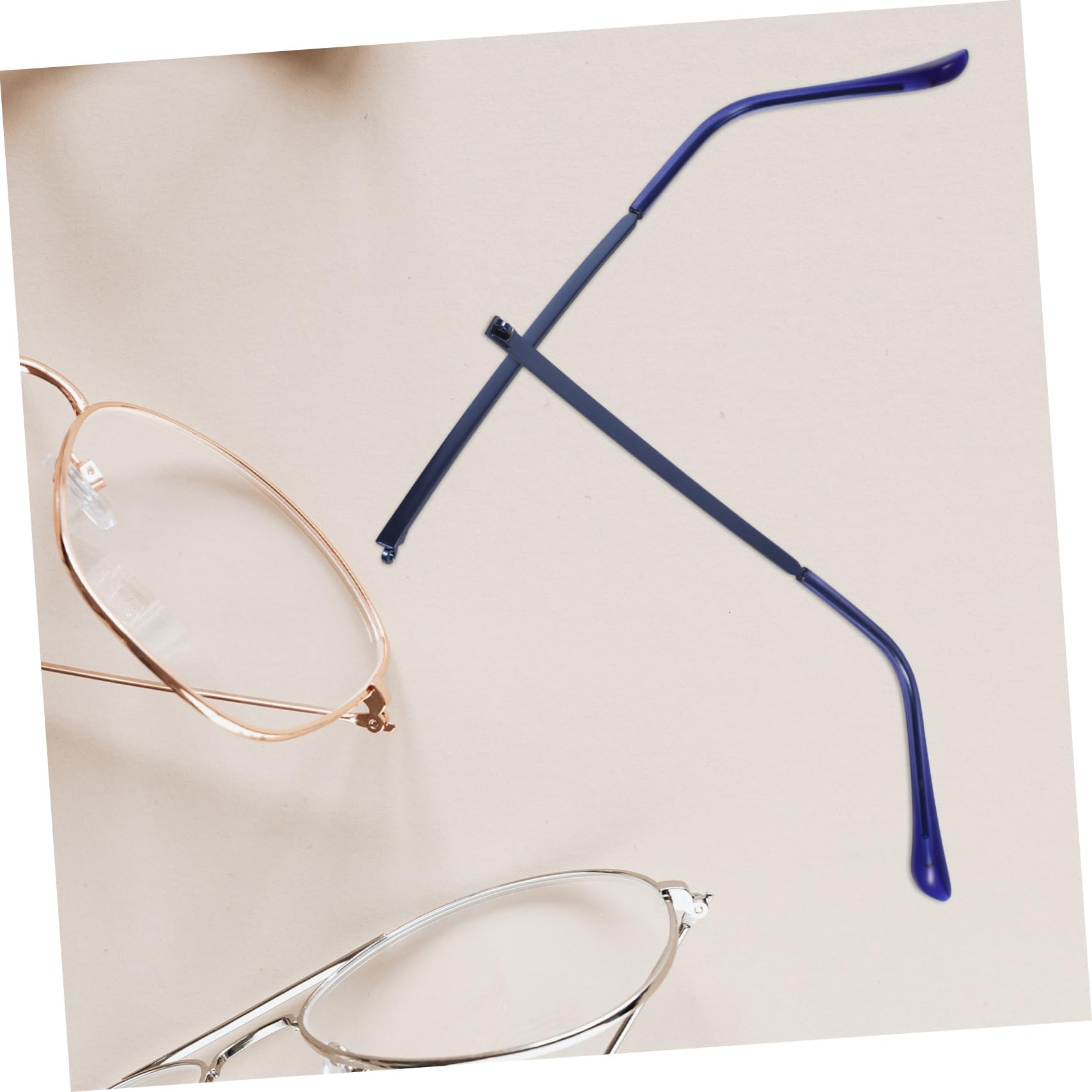 KOMBIUDA Metal Eyeglass Temple Replacement - Easy to Install Glasses Arm for Eyeglass Frames | Perfect for Repairing Broken or Worn-Out Glasses at Home or Office
