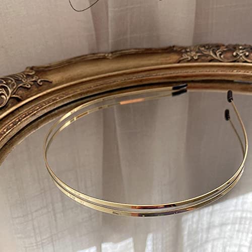 LCSD Women's Fashion Hair Accessories - Thin Metal Hair Comb Headbands, Solid Color Hair Hoops & Bezel Hair Clips for Everyday Styling | Perfect for Weddings, Parties & Office Wear