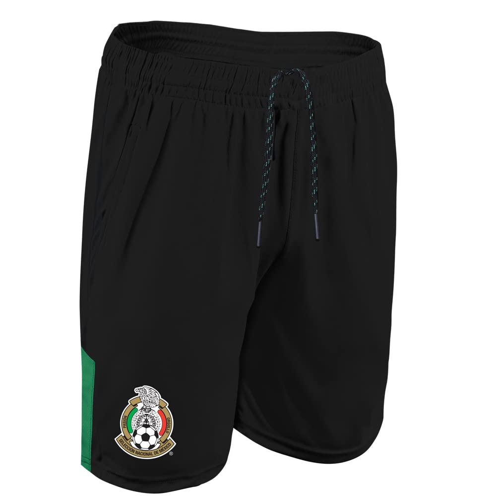Icon Sports Men's Soccer Shorts - Official Adult Football Club Athletic Running Shorts with Moisture-Wicking Fabric for Training, Workouts & Matches | Lightweight Performance Track Pants for Soccer Players & Athletes