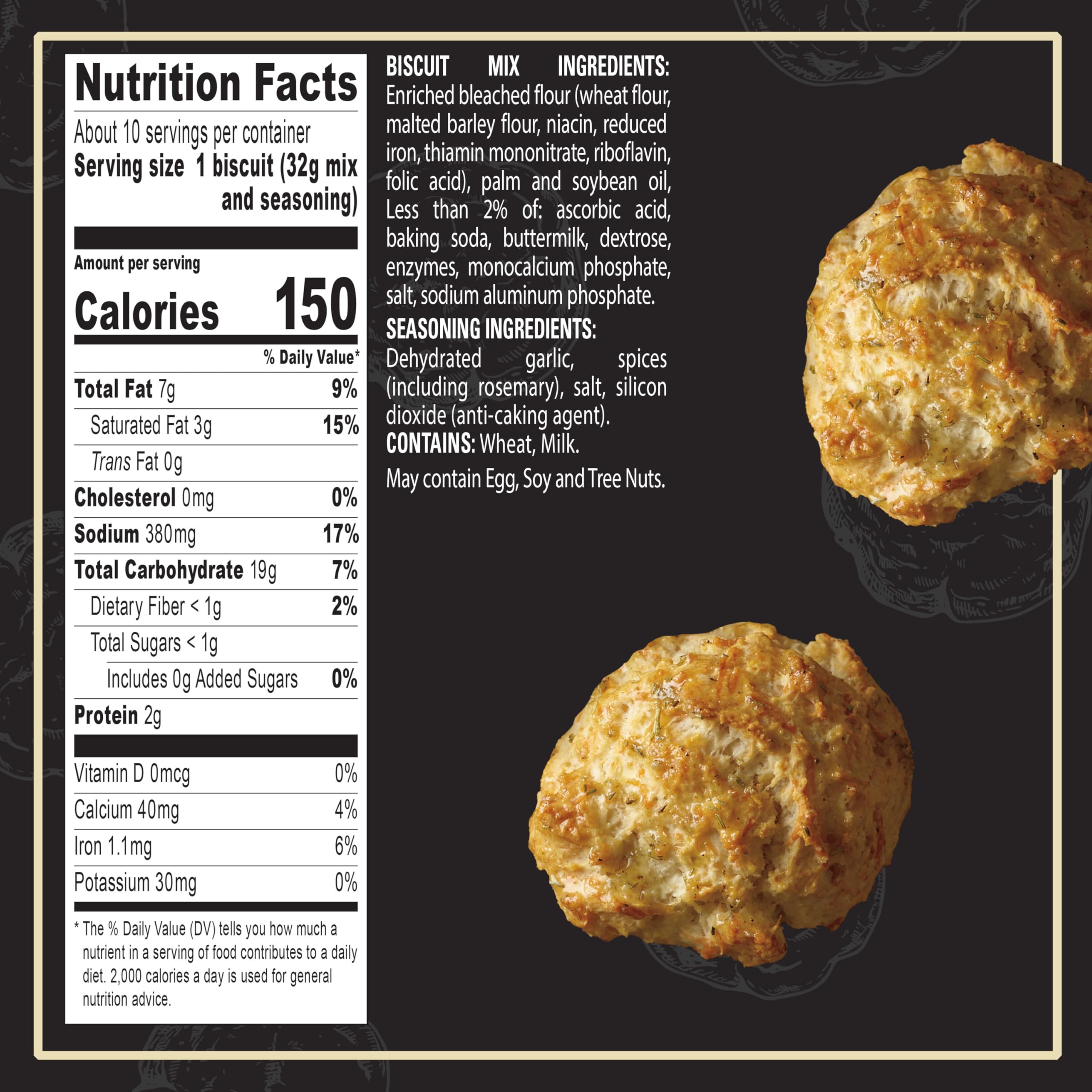 Red Lobster Rosemary Garlic Parmesan Biscuit Mix with Herb Seasoning - 11.36 Oz Box (Pack of 12) | Easy Homemade Biscuits for Dinner Parties, Family Gatherings & Holiday Meals