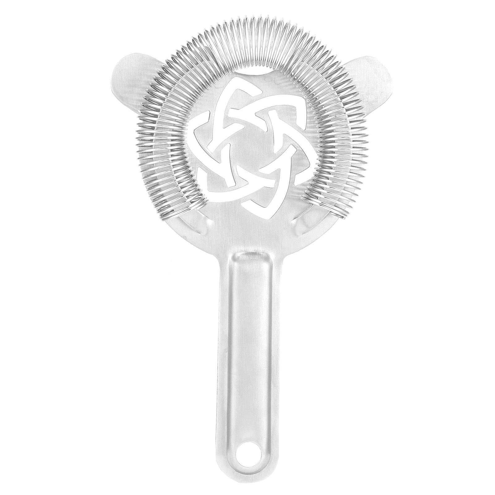 Premium Stainless Steel Bar Strainer - Professional Ice Filter Strainer for Cocktails & Bartending | Essential Bar Gadgets & Accessories for Home Bars & Mixology
